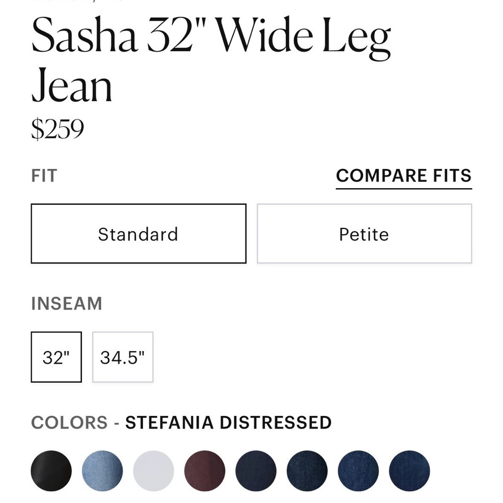 PAIGE Sasha Wide Leg Jean in Color Stefania Distressed - Picture 14 of 14